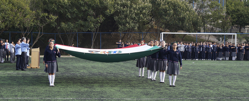 Homenaje cívico septiembre