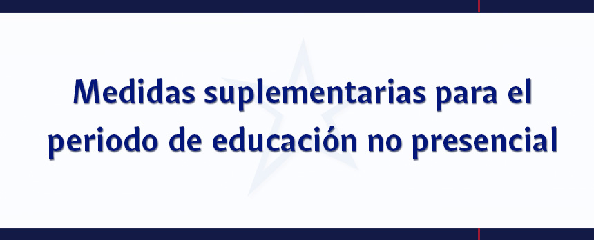 A la Comunidad Educativa