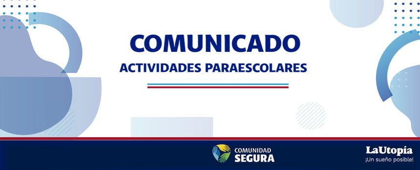 COMUNICADO ACTIVIDADES PARAESCOLARES