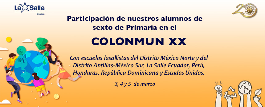 Alumnos de Primaria participarán en el COLONMUN XX