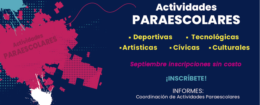 ¡Encuentra tu actividad Paraescolar favorita!